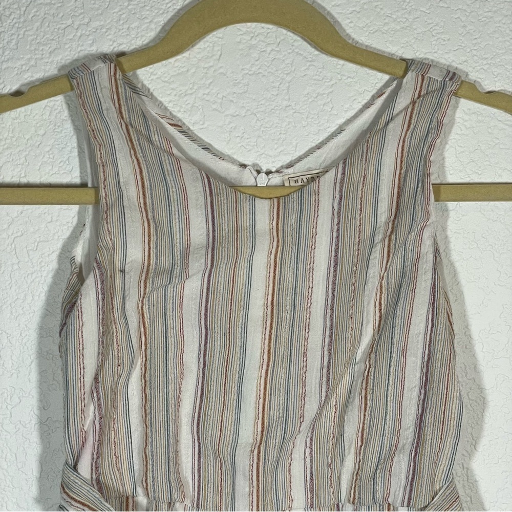 Hayden Girls Romper Cotton Sleeveless Size Medium Spring Summer Kids Jumper - Picture 8 of 9